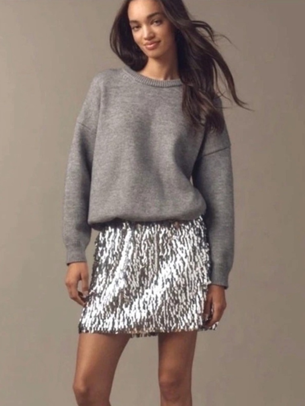 NWT Mare Mare Sequin Sweater Dress
